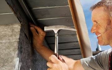 Pontdolgoch fascia installation