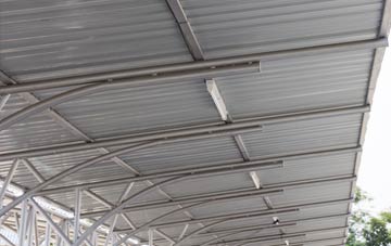 installing Pontdolgoch metal roofing